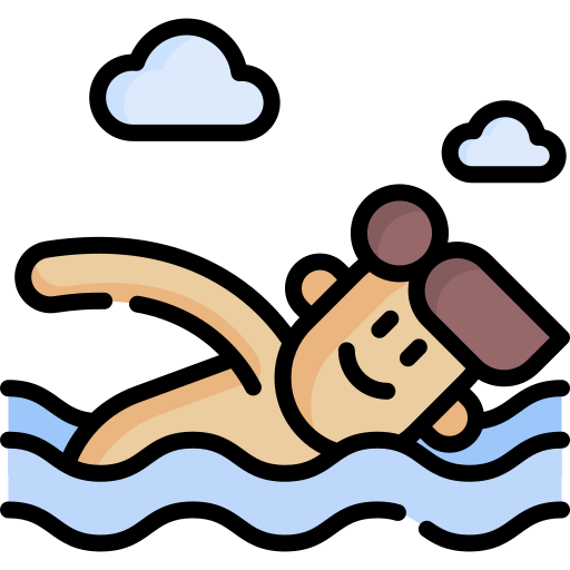 Icon of person swimming