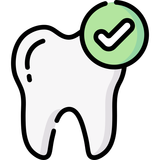 Icon of tooth for dental services