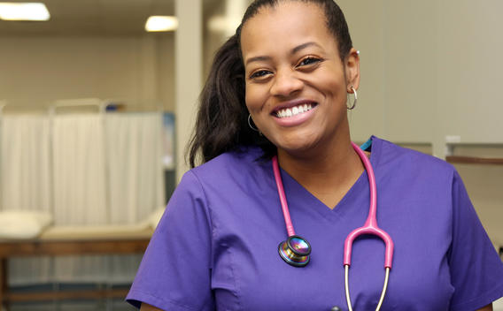 Image of smiling nurse