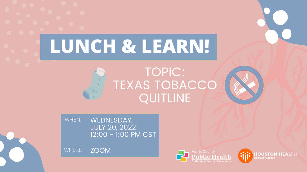 Lunch & Learn training event: Texas Tobacco Quitline
